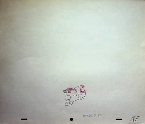 Dixieland Droopy 1954 Hand-Drawn DROOPY Production Pencil MGM Cartoons