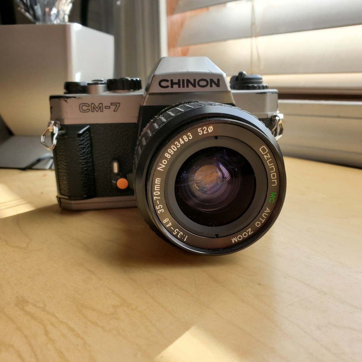CHINON CM-7 SLR 35MM CAMERA ZOOM 35-70MM Ozunon MC lens | eBay