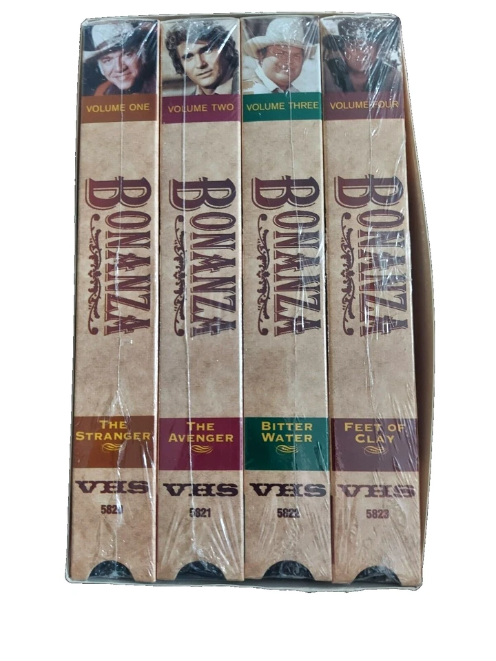 Bonanza Collectors Classics 4 Tape Set VHS Cassette Tape Set Sealed - Image 3 of 4