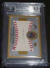 PAUL MOLITOR 2002 UD Sweet Spot Classic Signatures Ball Auto BGS 8.5
