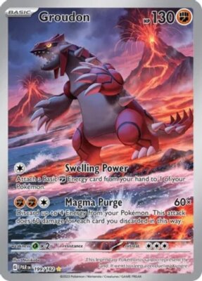 【PSA10】ポケモンカード　グラードン　AR Groudon Groudon AR 069/062 SV3a Raging Surf / Pokemon Card Japanese