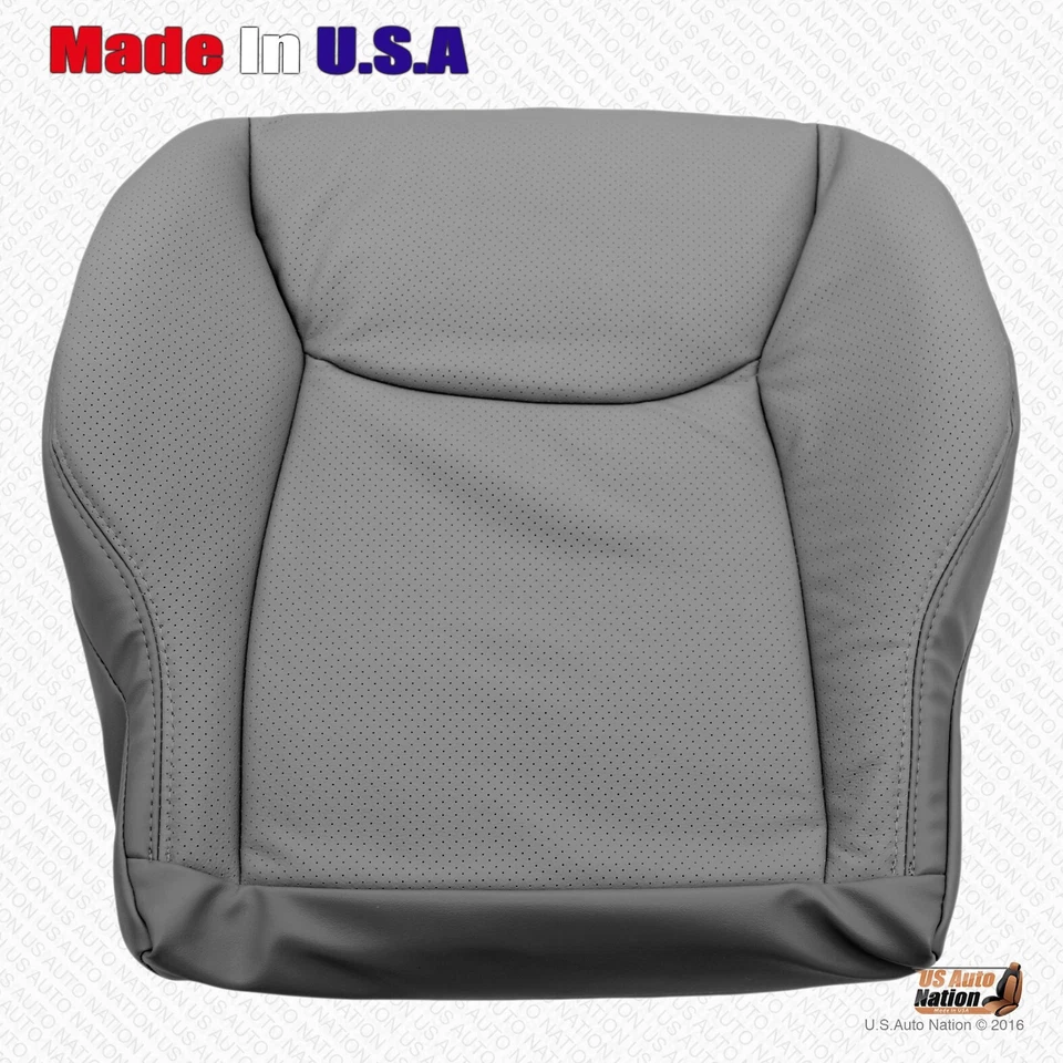 2005 Mercedes Benz S430 S500 S600 Driver Bottom Perforated Leather Cover Gray - Image 3 of 4