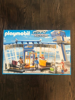 playmobil 5338 city action airport with control tower