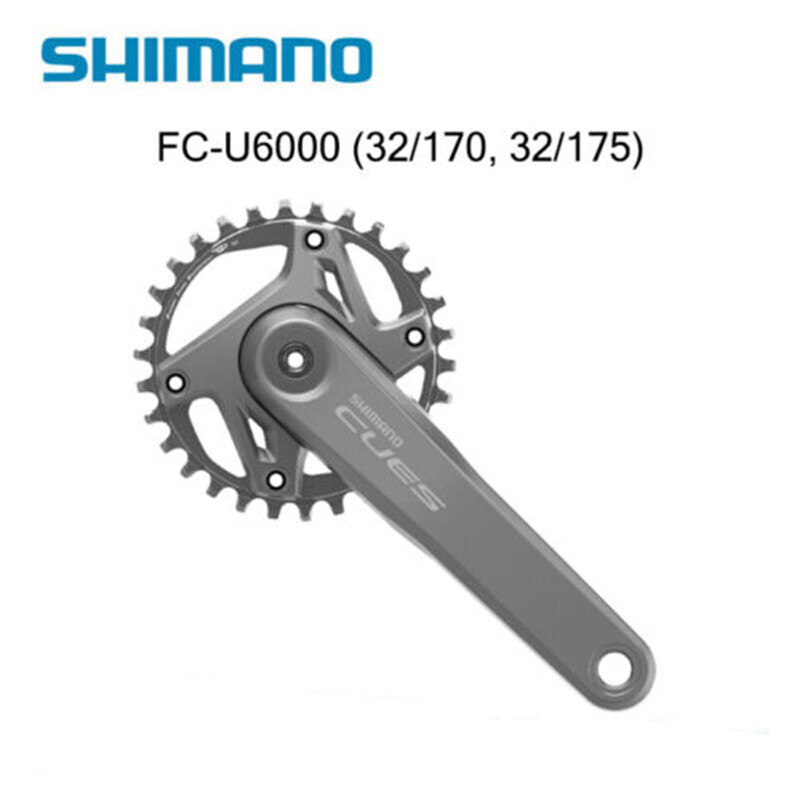 SHIMANO CUES FC-U6000 2-Piece 9 10 11 Speed Crankset 32/42T 170