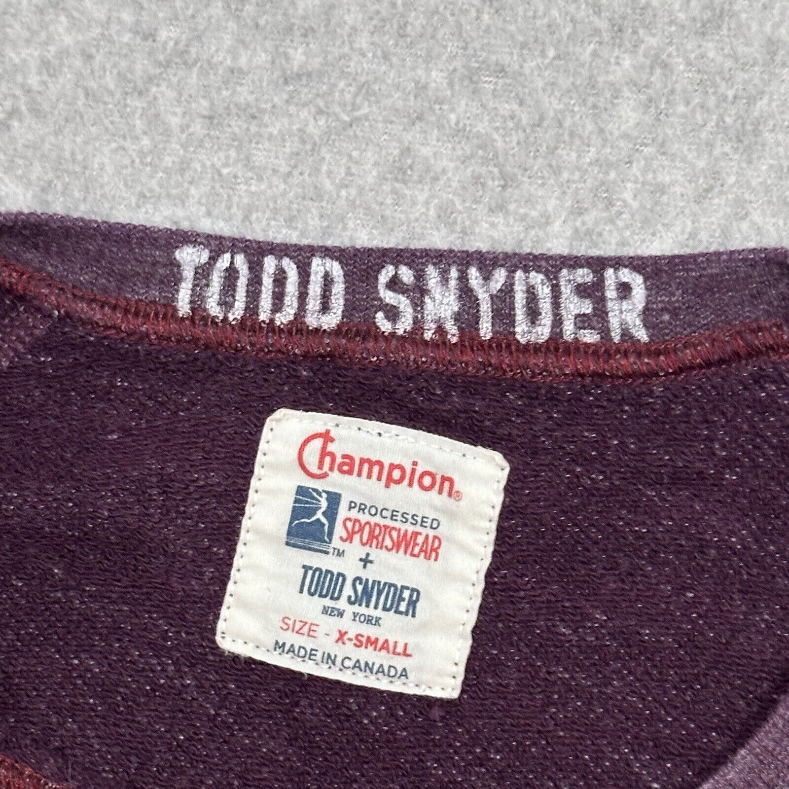 Todd Snyder x Champion Women’s Purple Long Sleeve… - image 5