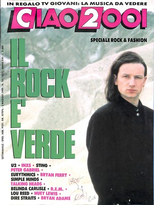 CIAO 2001 n18 1989 Lou Reed, Talking Heads, Dire Straits, Sting, Peter Gabriel
