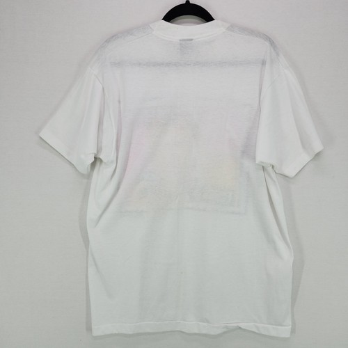 Vintage 1992 Elvis Presley Stamp Tshirt Mens XL White Single Stitch USA - Picture 8 of 18