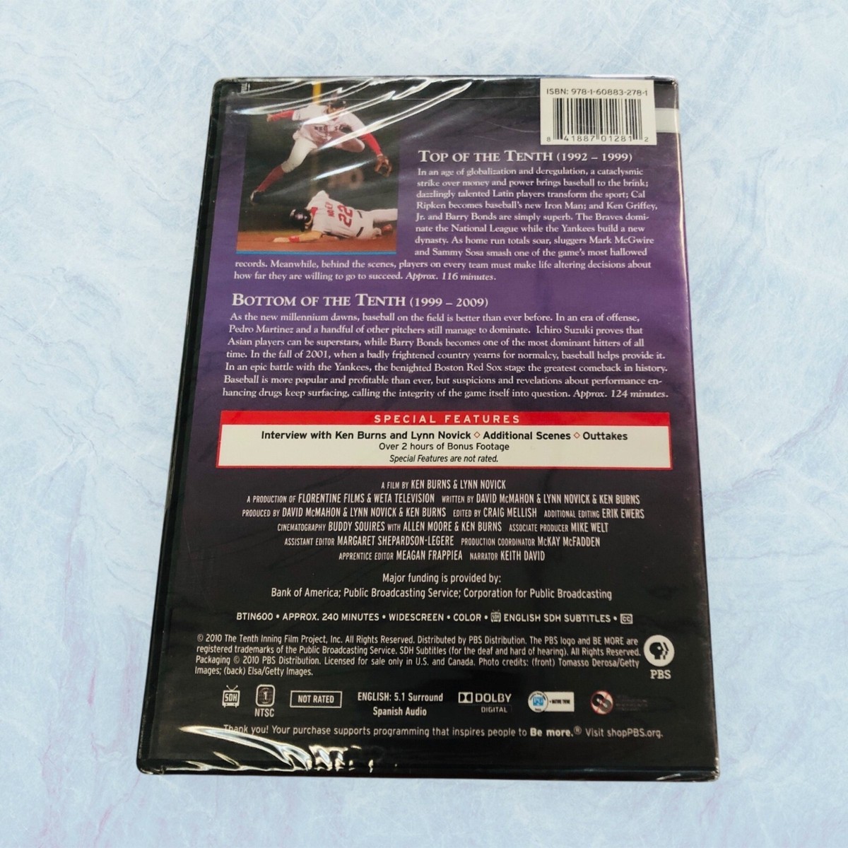 Baseball: The Tenth Inning DVD Ken Burns & Lynn Novick PBS