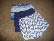 NEW NWT Childrens Place girl size 3T 3 pack cotton shorts butterfly blue tie dye