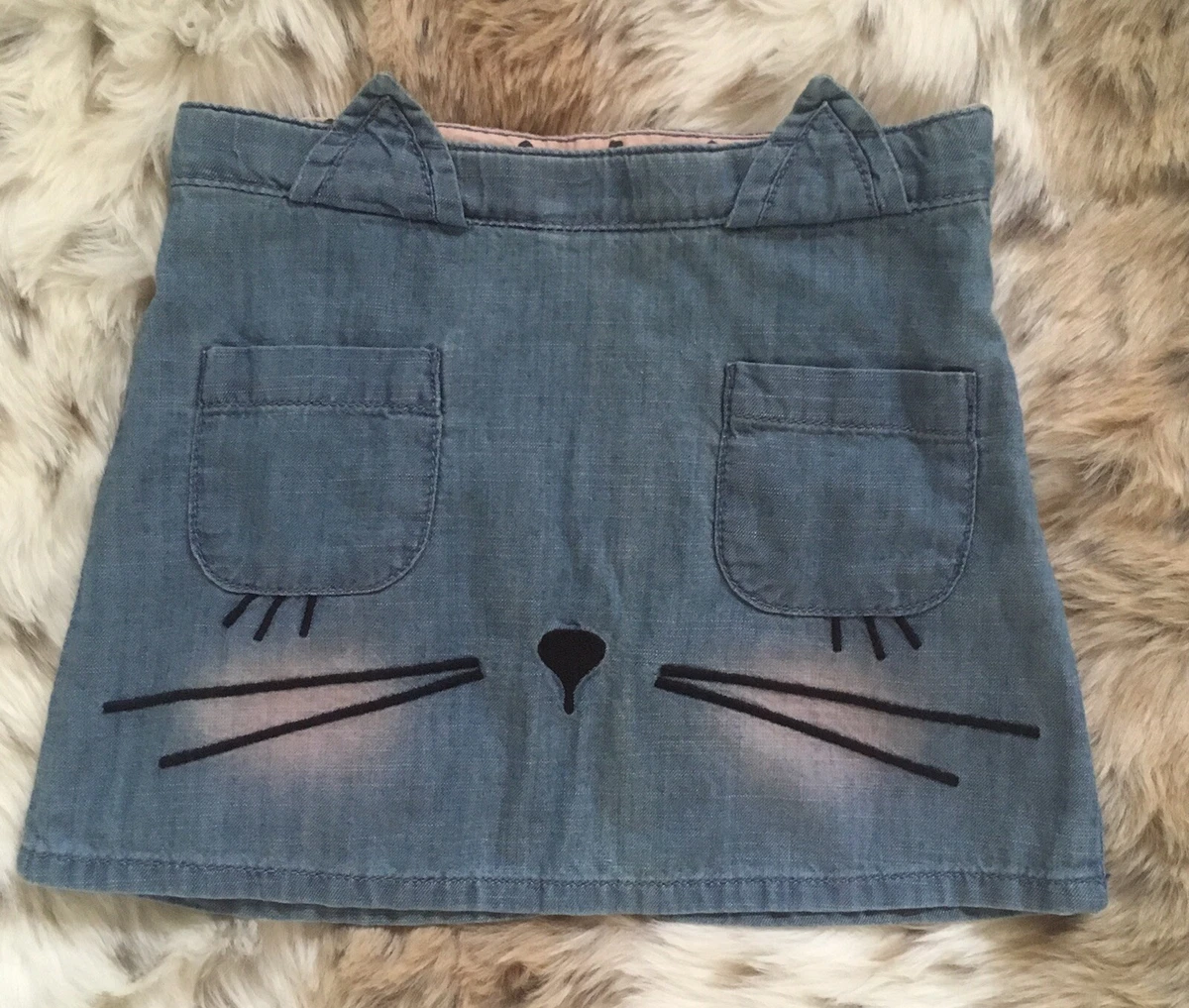 Denim skirt top 2-3 years