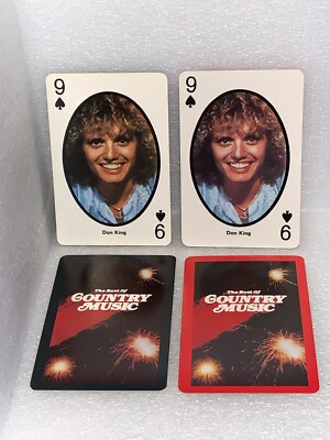 Lot of 2 Different - Don King Country Music Vintage Poker Playing Cards