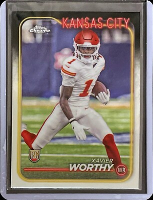 Xavier Worthy - Rookie - 2024 Topps Chrome #208