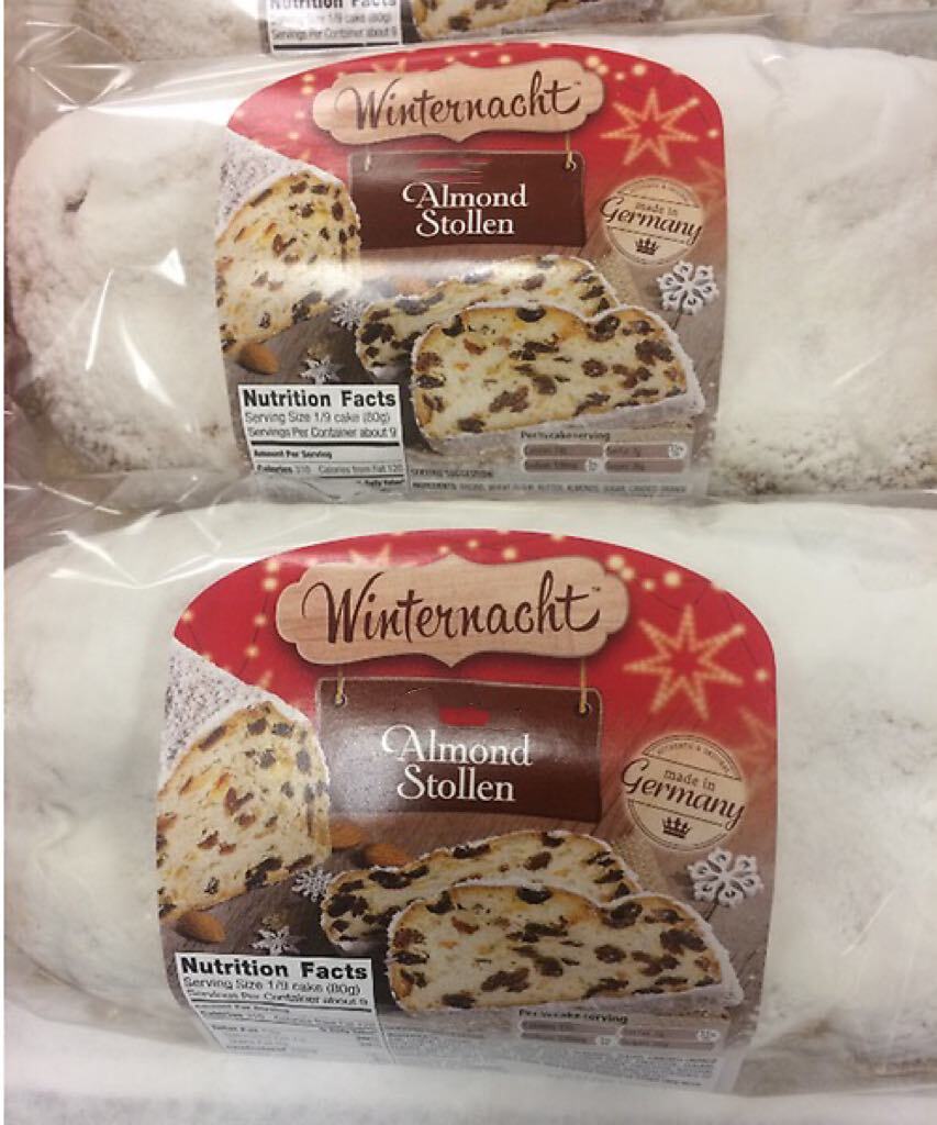 STOLLEN Winternacht Butter Almond Stollen 26oz /750g 1p For 17 eBay