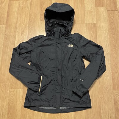 The North Face Women's S Hyvent Waterproof Rain Jacket Black