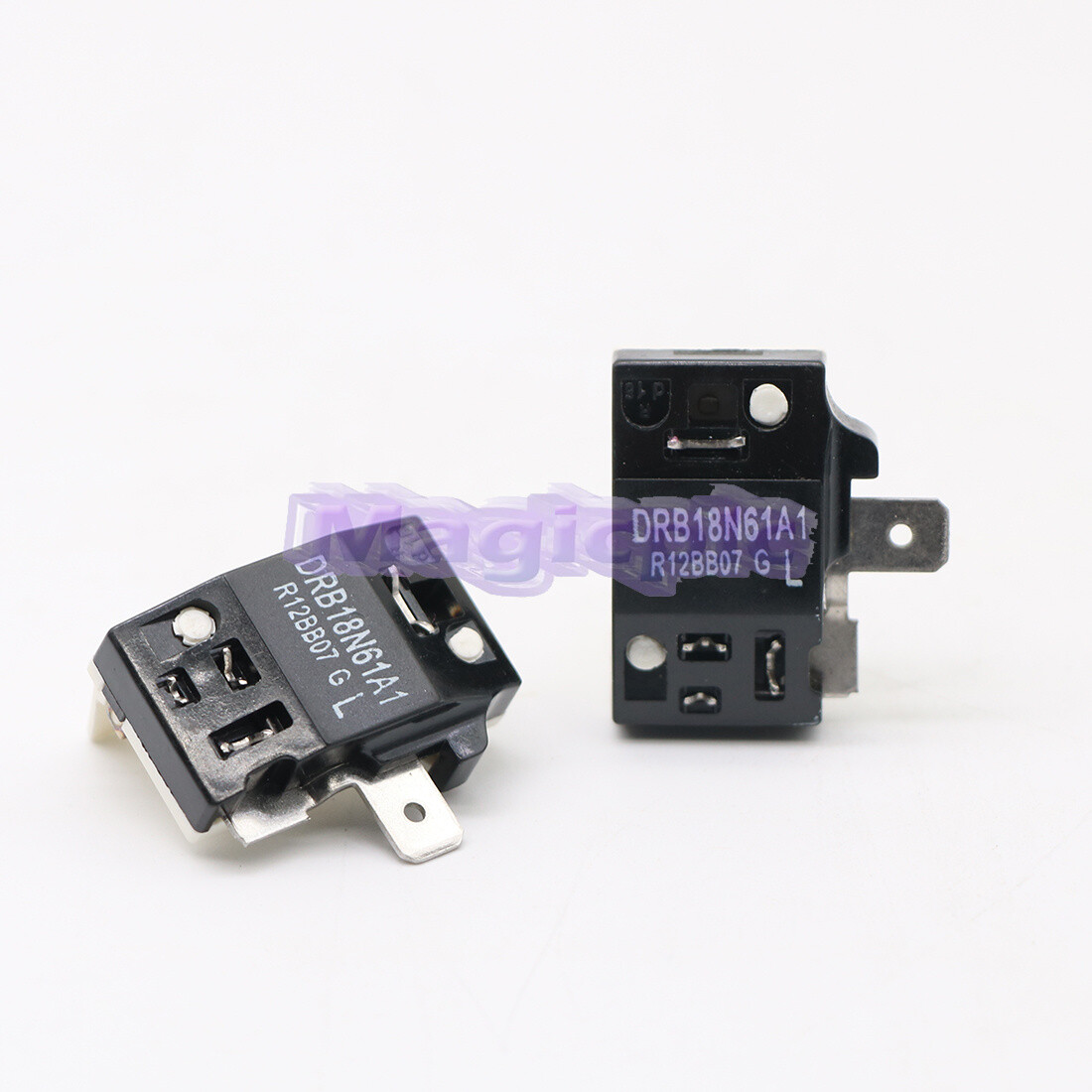2PCS NEW DRB18N61A1  Refrigerator Compressor Flat Protector Overload Protector