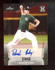 Tekoah Roby RC 2020 Leaf Draft Auto Rookie Cardinals