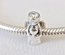Authentic Pandora Charm Sterling Silver Angel of Love #798413C00 Charm