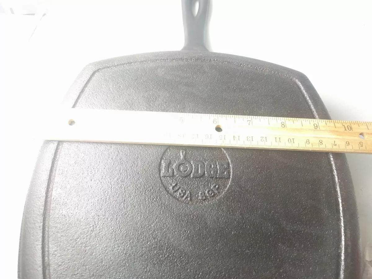 NEW Lodge L8SGP3 Cast Iron Square Grill Pan Pre-Seasoned 10.5 Inch 10 1/2”  10.5”