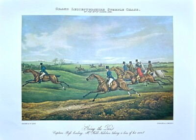 Grand Leicestershire Steeple Chase - Alken Print 51 cm x 41 cm