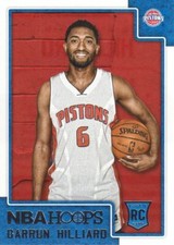 2015-16 Panini NBA Hoops #297 Darrun Hilliard RC Detroit Pistons NM Single