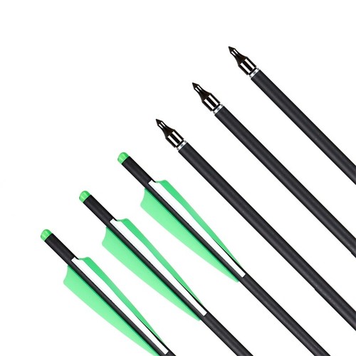 12pcs 6.5"/7.5"/15”/16"/18"/20"/22" Bolts Carbon Arrows HuntingTarget Practice - Picture 126 of 213