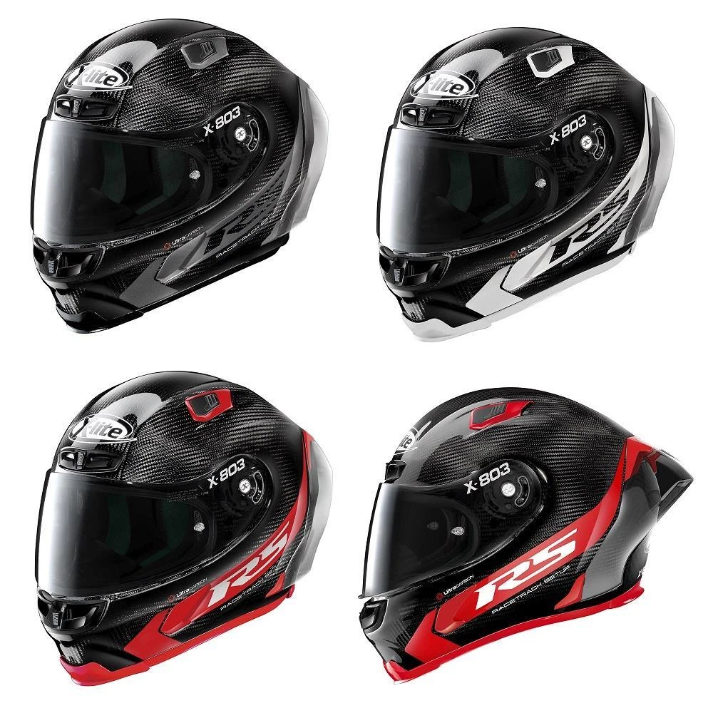 X-Lite X-803 Ultra Carbon RS Hot Lap Racing Motorcycle Helmet