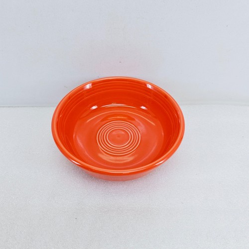 14 0Z CEREAL DIP FRUIT small BOWL poppy red orange FIESTAWARE FIESTA new - Picture 2 of 3