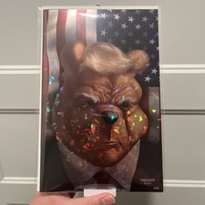 Do You Pooh Trump 2024 Shatter Glass Virgin Foil Donald Trump . ( ) comic cover