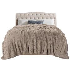 TOONOW Extra Soft Fuzzy Faux Fur Blanket Twin Size 70"x78", Reversible Lightw...