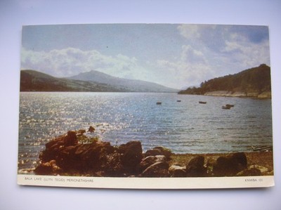 Bala See Postkarte - Llyn Tegid. In der Nähe von Barmouth, Llangollen, Snowdon usw.