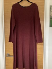 MAMA B FRAPPE dress size medium red/grey striped