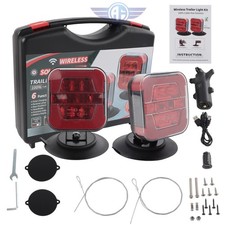 Wireless Magnetic Trailer Lights   Rechargeable LED TailLight Kit For Trailer