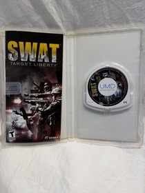 SWAT Target Liberty PSP PlayStation Portable Game Used