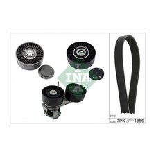 INA Keilrippenriemensatz für BMW 1er E82 E88 135i 3er E90 E91 E92 E93 335i N54