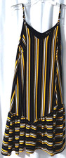 Reveuse Dress Sundress Size Small Blue Yellow Spaghetti Straps