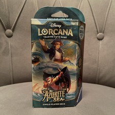 Disney Lorcana Azurite Sea Starter Deck - Amber Ruby Factory sealed