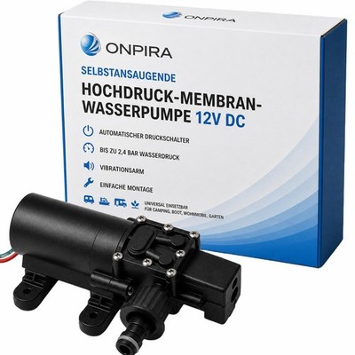 12V Druckwasserpumpe Wasserpumpe Trinkwasserpumpe Druck hochdruck automatik