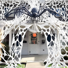 470Sqft Giant Spider Web Halloween Decorations Outdoor