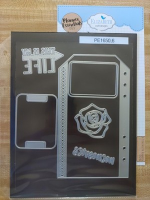 Elizabeth Craft Designs Planner Essentials 6 Cutting Die Set #1650