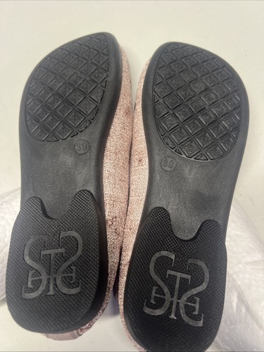 New Women Comfortable Ballet Flat Slip On Loafers Ballerina Shoes Retro Sz 39-8 - Picture 3 of 9