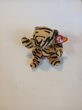 Beanie Babies TY "Stripes" The Tiger w/Heart Tag
