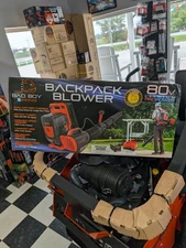 BadBoy 80v Backpack Blower with Battery Brand New In Box