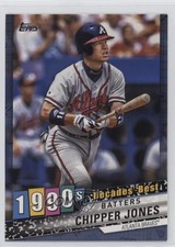 2020 Topps Decades Best Batters Blue Chipper Jones #DB-59 HOF 1h31