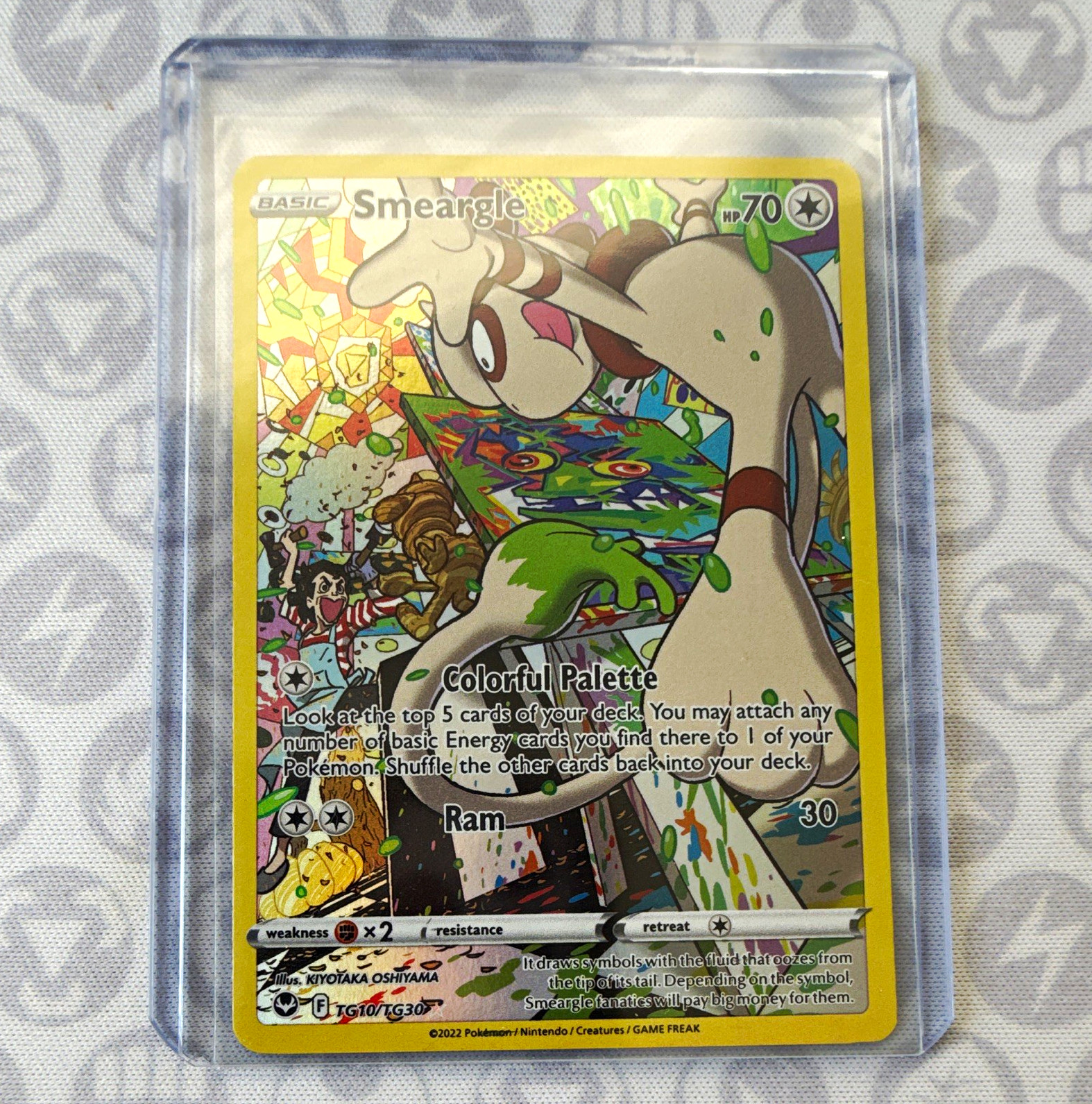 Pokémon TCG Smeargle TG10/TG30 Silver Tempest TG Full Art Holo Eng 2022