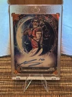 2024 Topps Chrome Cosmic Bo Nix Gold Equinox On-Card RC Auto /25