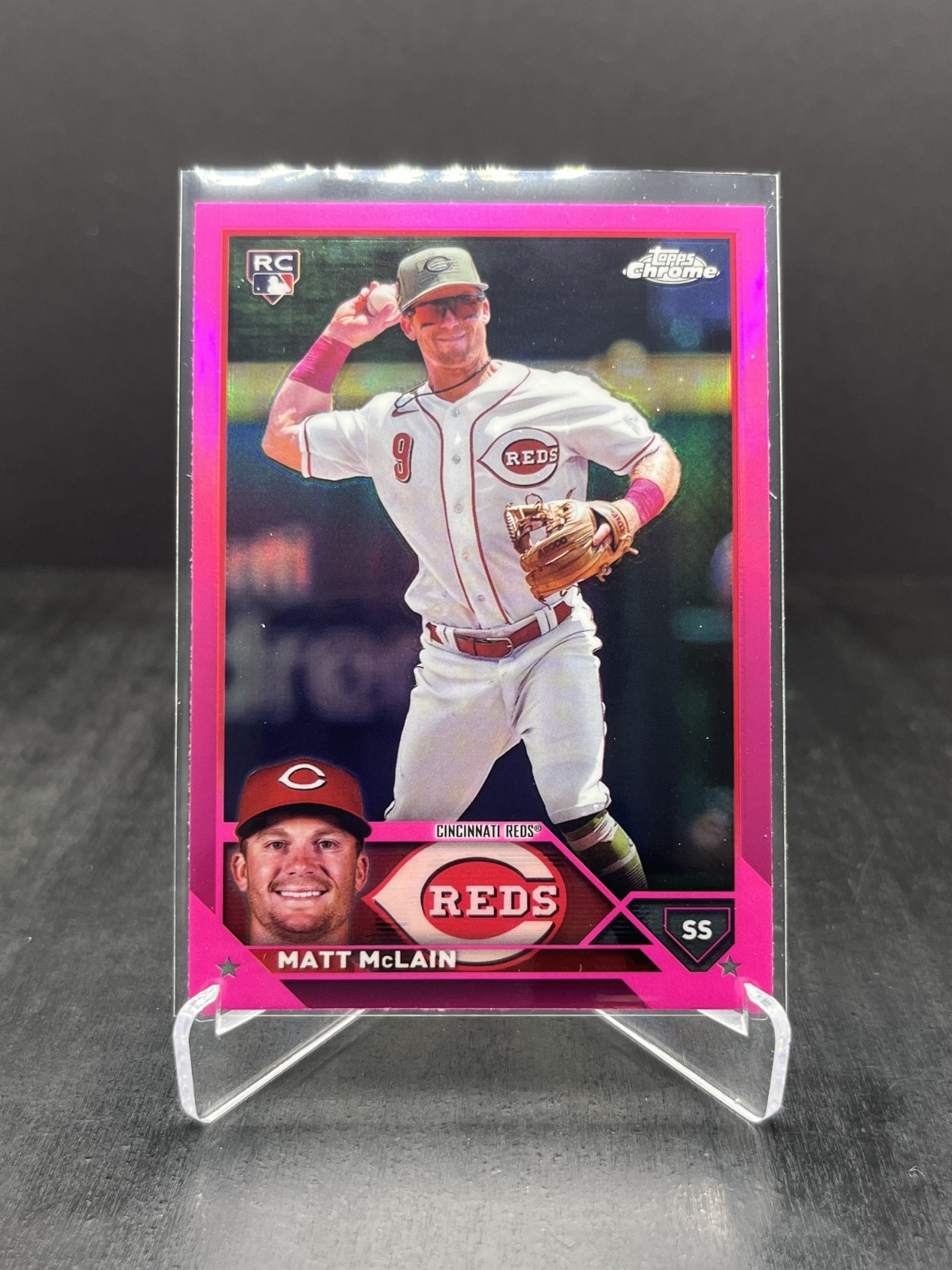 2023 Topps Chrome Update Series Baseball Matt McLain RC Rookie Pink #USC200