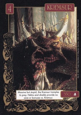 Kremsur - FAD Base Set - Fantasy Adventures CCG