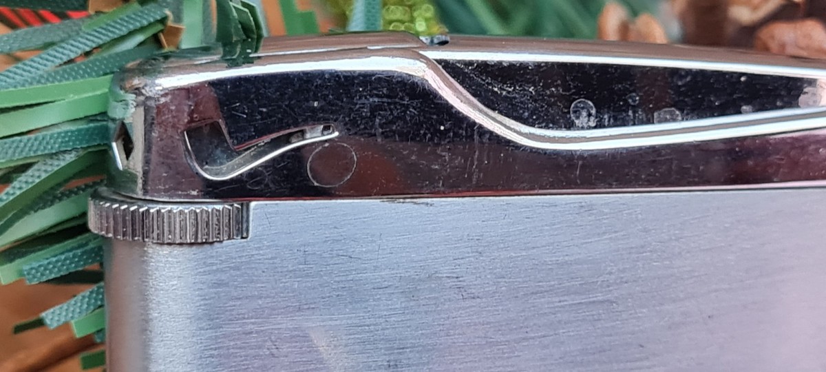 Rare 1970S RONSON FLICKER Pipe / Cigarette Lighter Working Perfect