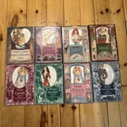 Vintage Lot Of 8 Peck-Gandre Fairytale Paper Dolls Rapunzel Snow White Cinderell