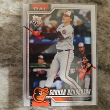 2026 Topps Series 1 Celebration - Gunnar Henderson SP Hidden Mascot #46 Orioles 